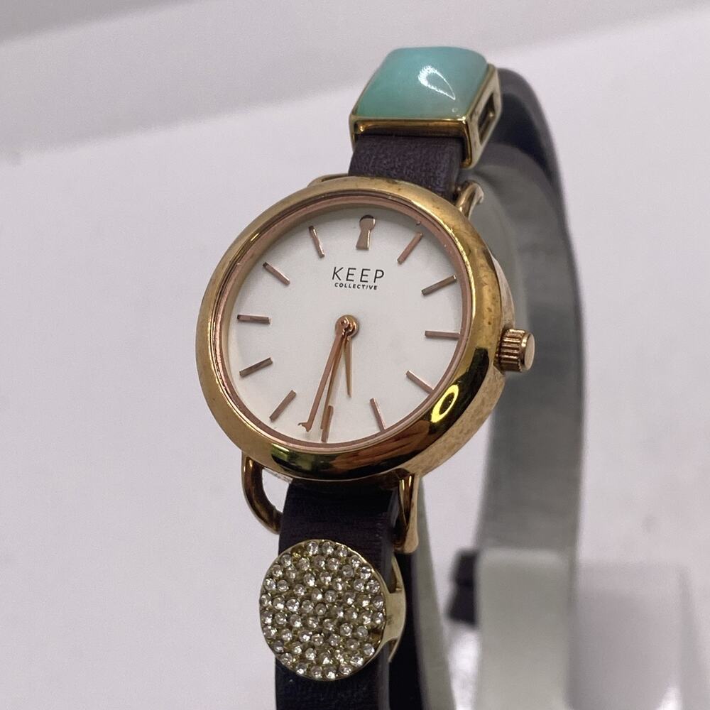 Keep Collective Womens Wrist Wrap Watch Works New Battery